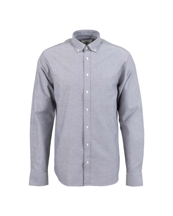 Hampton Oxford Grå Skjorta