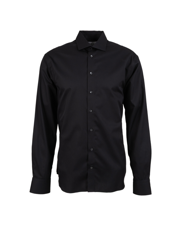 Grand Twill Strykfri Svart Skjorta
