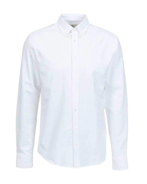 Boston Oxford Vit Skjorta