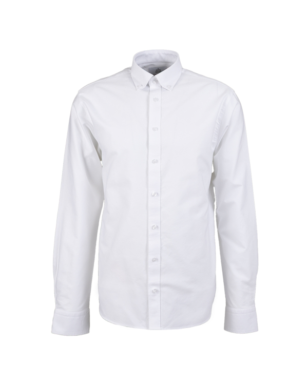 Boston Oxford Vit Skjorta Extra Lång Ärm