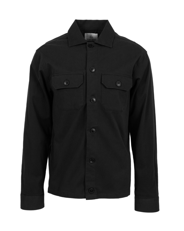 Twill Overshirt Svart