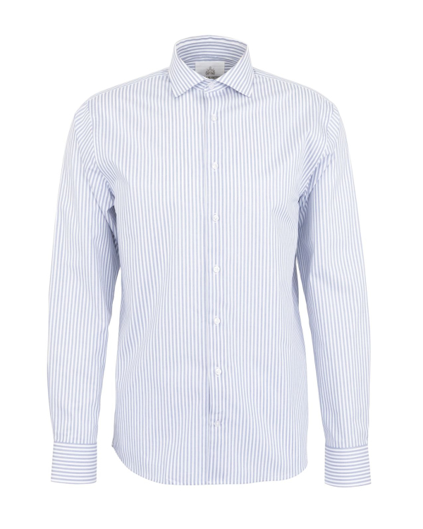 Jermyn St. Blå Vit Randig Skjorta