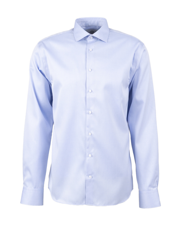 Superior Twill Ljusblå Strykfri Skjorta