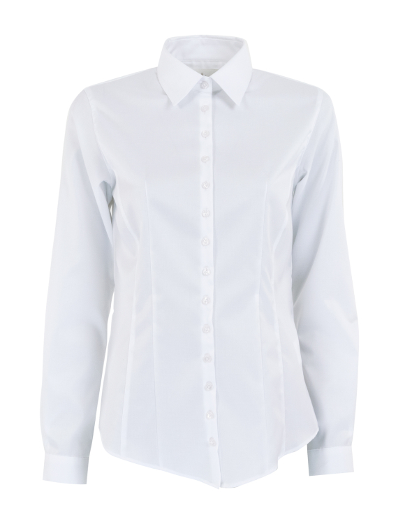 Moa Superior Twill Vit Skjorta