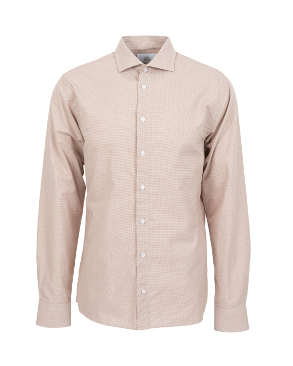 Orvieto Amfora Twillskjorta med Hundtandsmönster