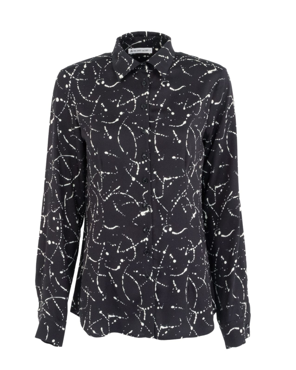 Tilde Infinity Mönstrad Satinblus