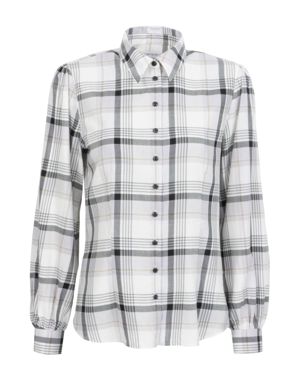 Cora Soft Rutig Blus