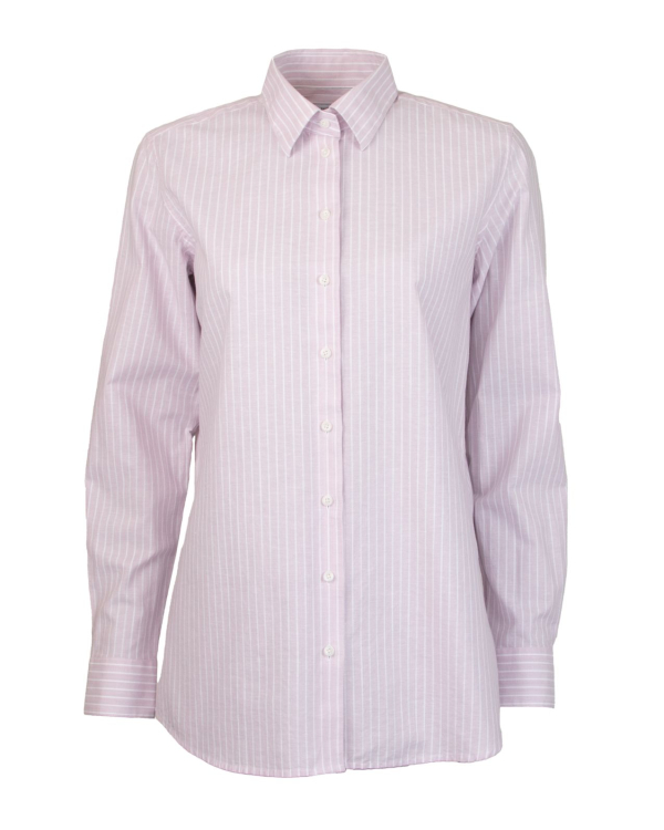 Mickan Breeze Puderrosa Linneskjorta