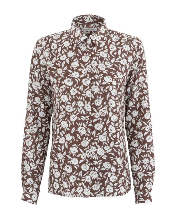 Gina Blossom Kastanjebrun Blus