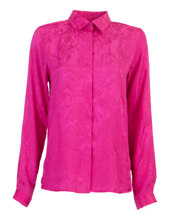 Gina Jardin Jacquard Cerise Blus