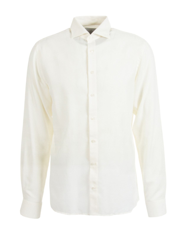 Rovereto Off White Skjorta med Kashmir