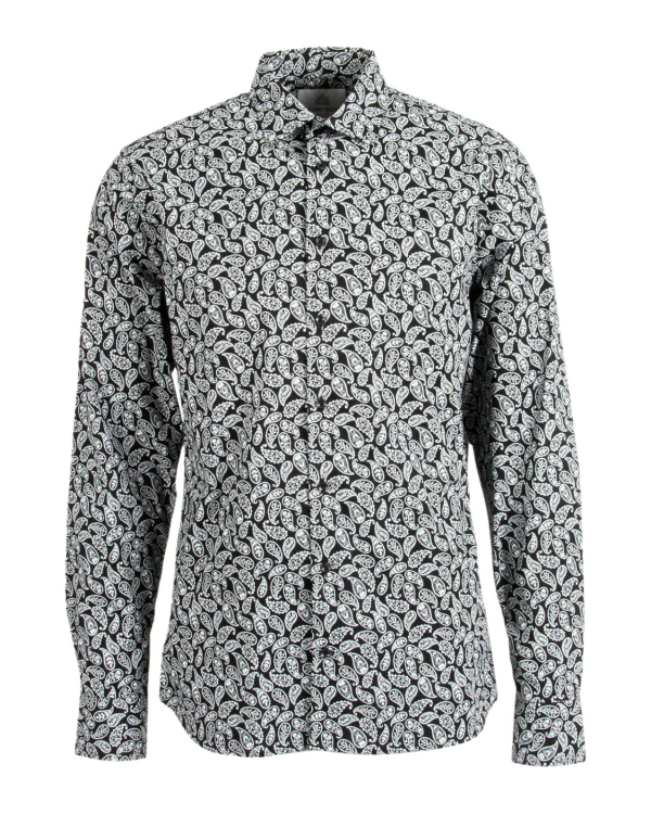 Vail Paisley Svart Skjorta