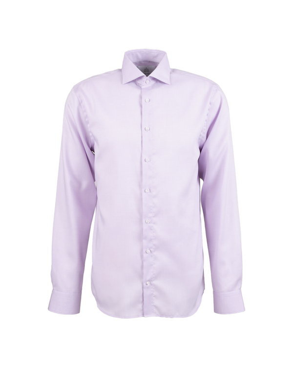 Lila Pinpoint Skjorta