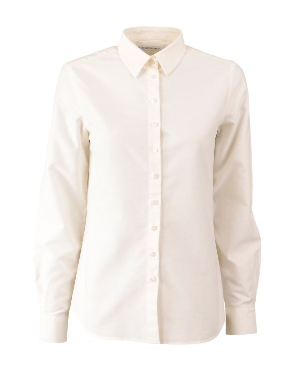 Tilde Preppy Oxford Vanilj Skjorta
