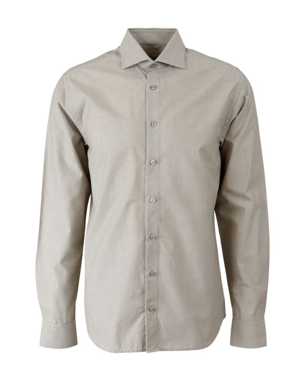 Bristol Sage Grön Bomullsskjorta