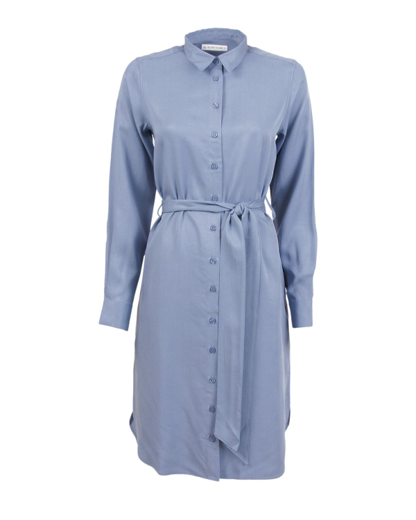 Ella Soft Blå Skjortklänning
