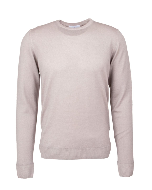 Merino Knit Crewneck Greige