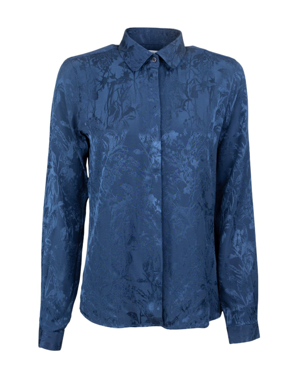 Gina Jardin Jacquard Marinblå