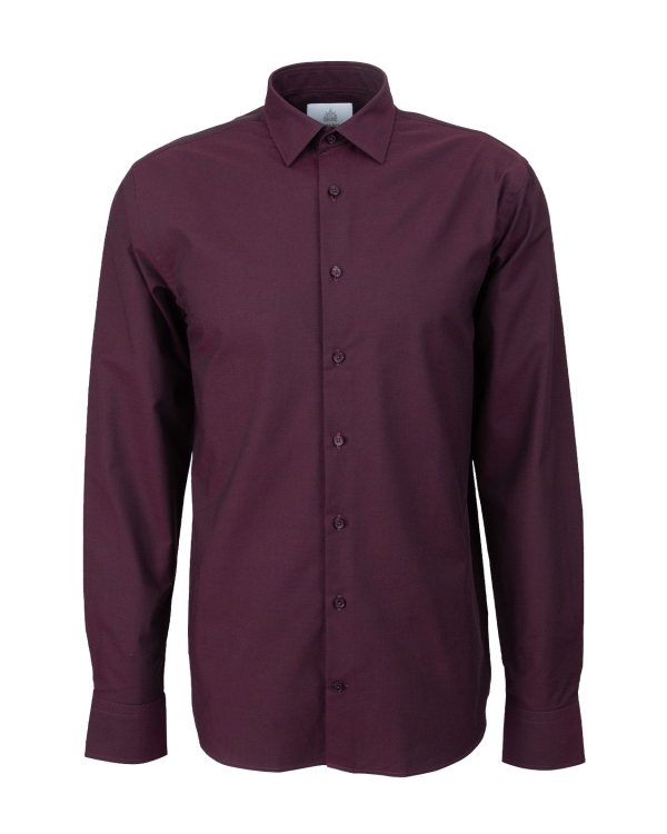 Leiden Oxford Bordeaux Skjorta