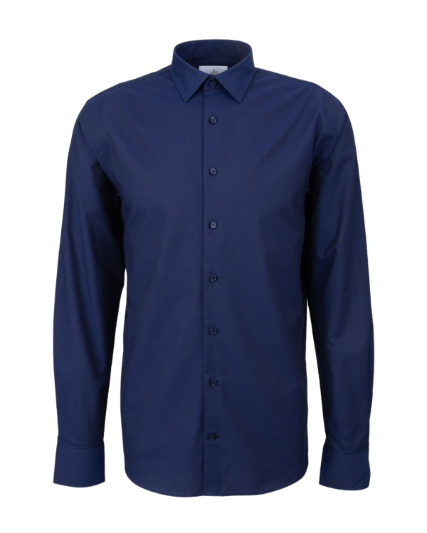 Leiden Oxford Mörkblå Skjorta