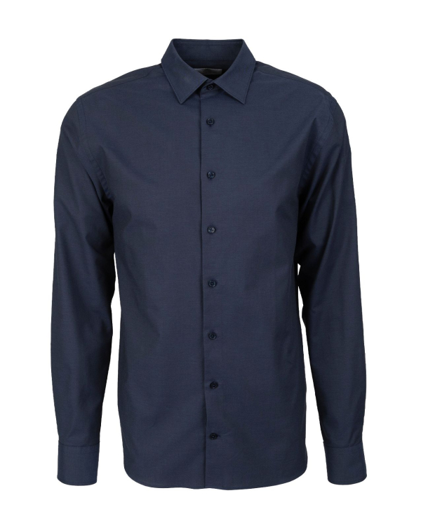 Leiden Oxford Mörkgrå Skjorta