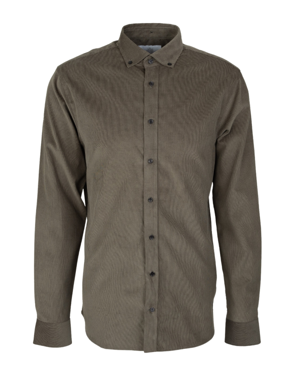 Sheridan Corduroy Mossgrön Skjorta