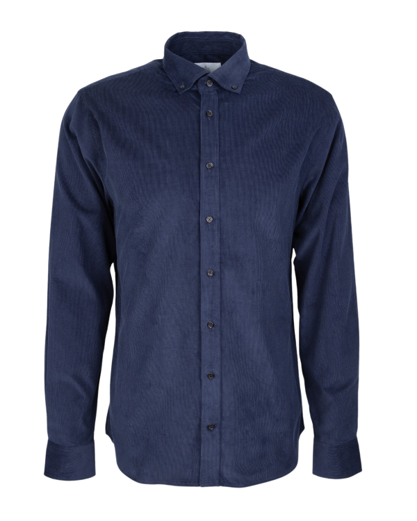 Sheridan Corduroy Midnattsblå Skjorta