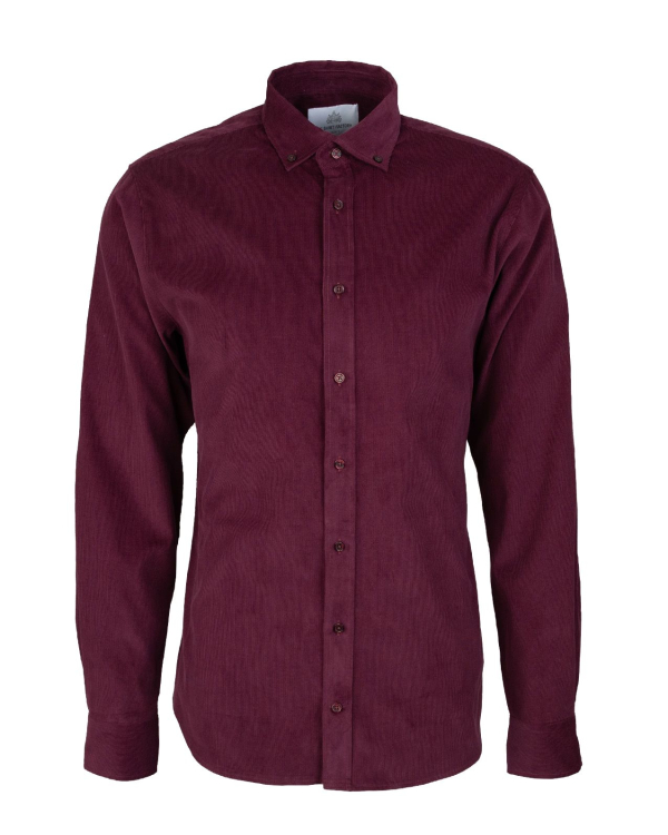 Sheridan Corduroy Burgundy Skjorta