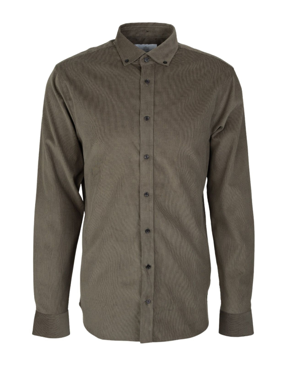 Sheridan Corduroy Mossgrön Skjorta