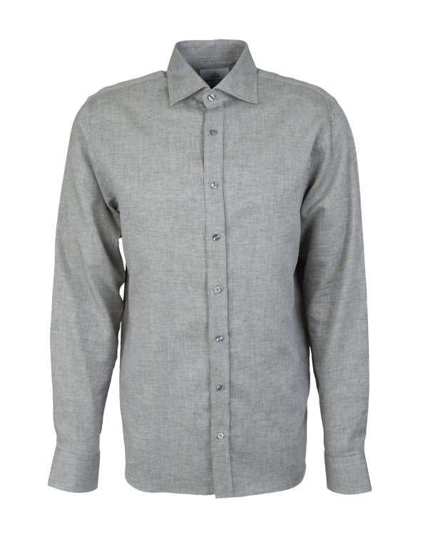 Preston Dobby Antikgrön Linneskjorta