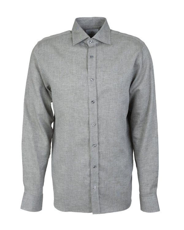 Preston Dobby Antikgrön Linneskjorta