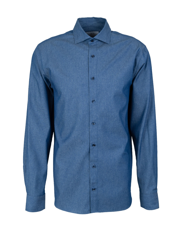 Pharelle Denim Blå Indigo Skjorta