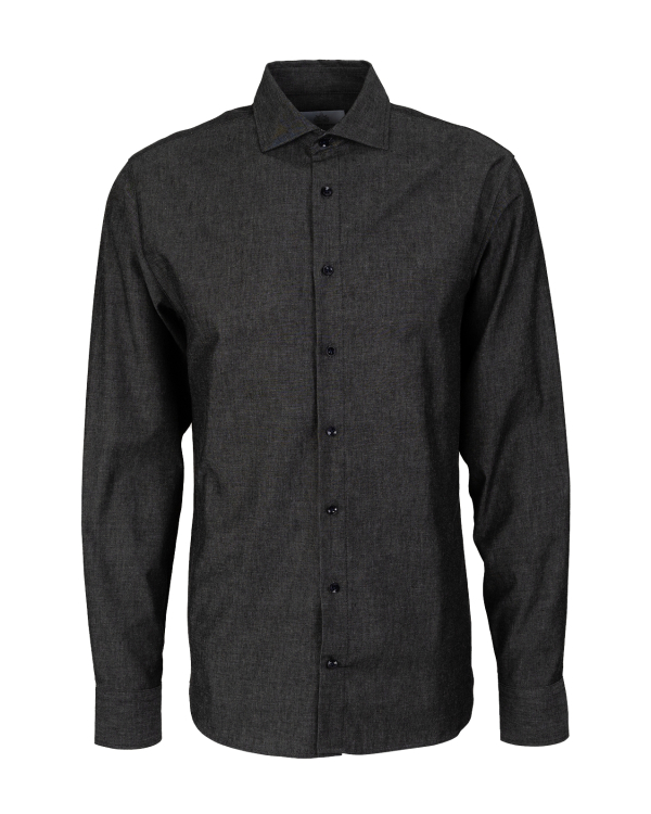 Pharelle Denim Svart Indigo Skjorta