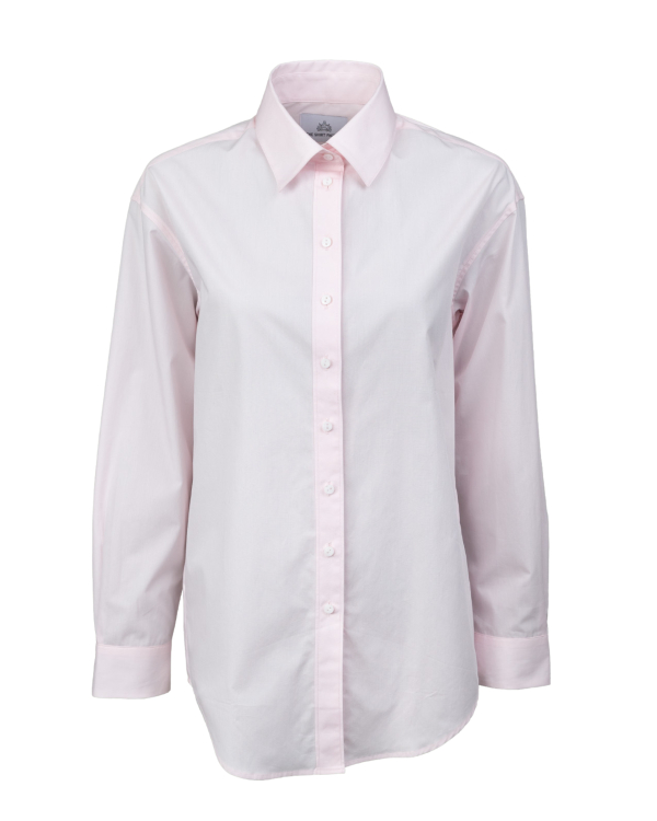 Mathilde Rosa Poplin Skjorta