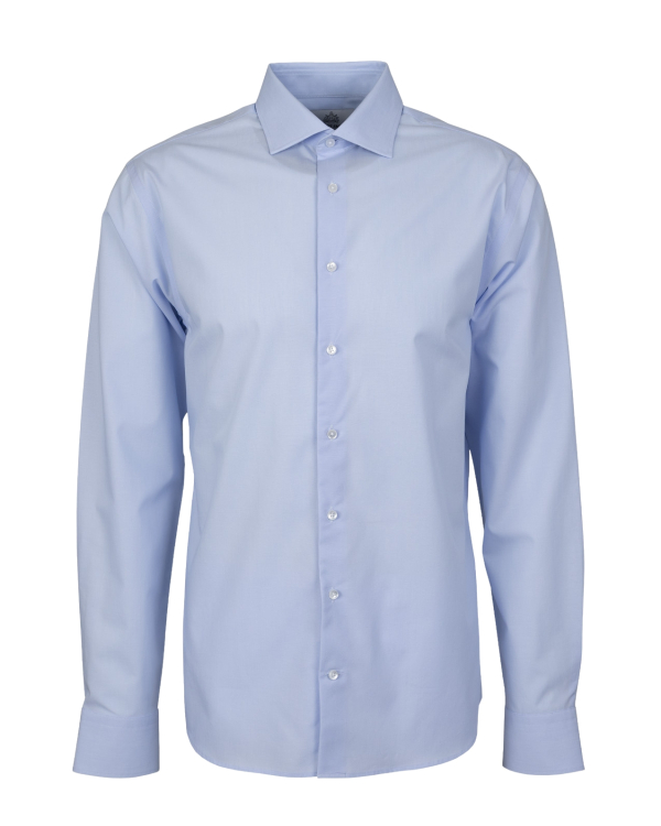 City Poplin Ljusblå Skjorta