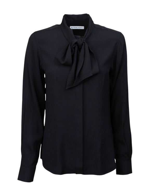 Karin Verona Svart Knytblus