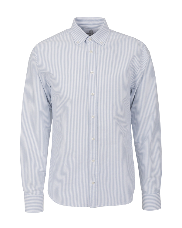 Preppy Stripe Oxford Mint Skjorta