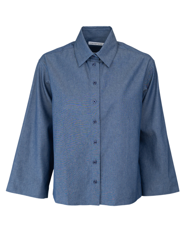 Melina Pharelle Denim Blus