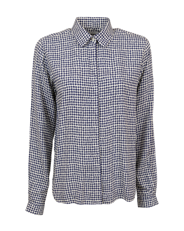 Gina Manor Dot Marinblå Blus