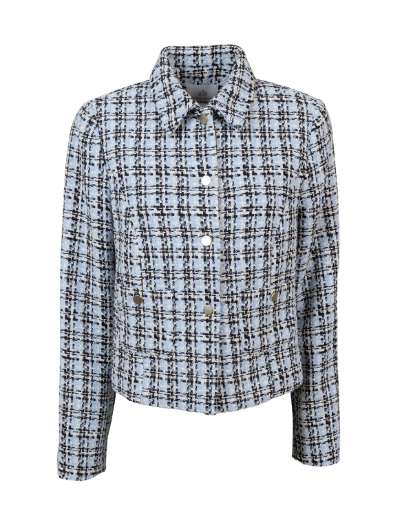 Eleanor Boucle Jacket Ljusblå