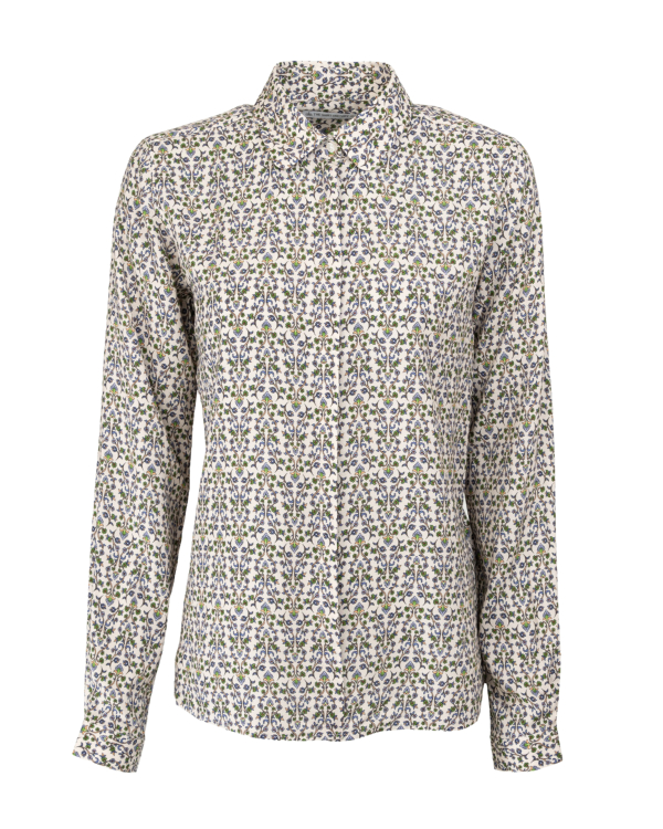 Gina Floral Medallion Blus