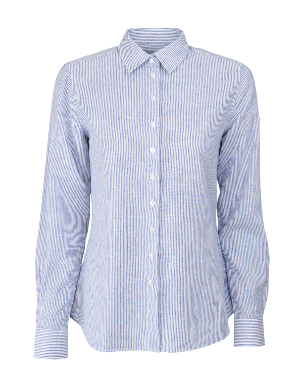 Tilde Valldemossa Randig Linneskjorta