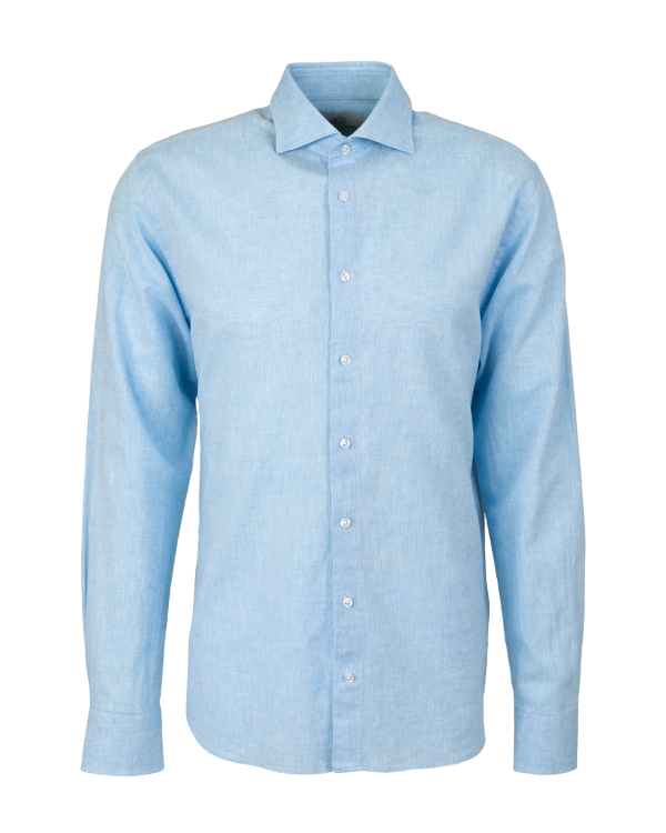 Sorrento Ljusblå Linneskjorta