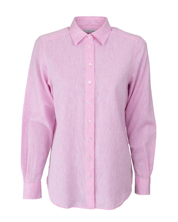 Ellie Sorrento Rosa Linneskjorta