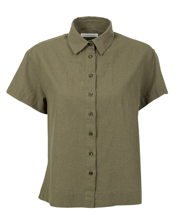 Esme Sorrento Olivgrön Skjorta