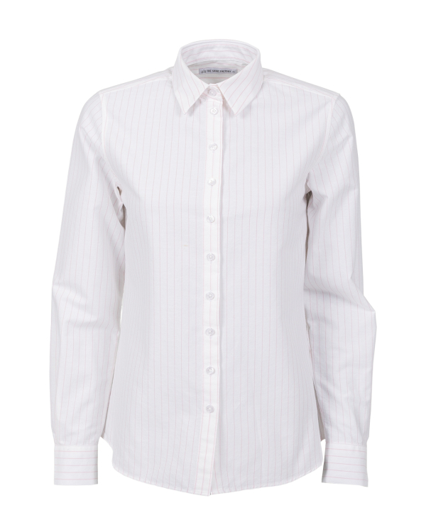 Tilde Oxford Stripe Rosa Skjorta