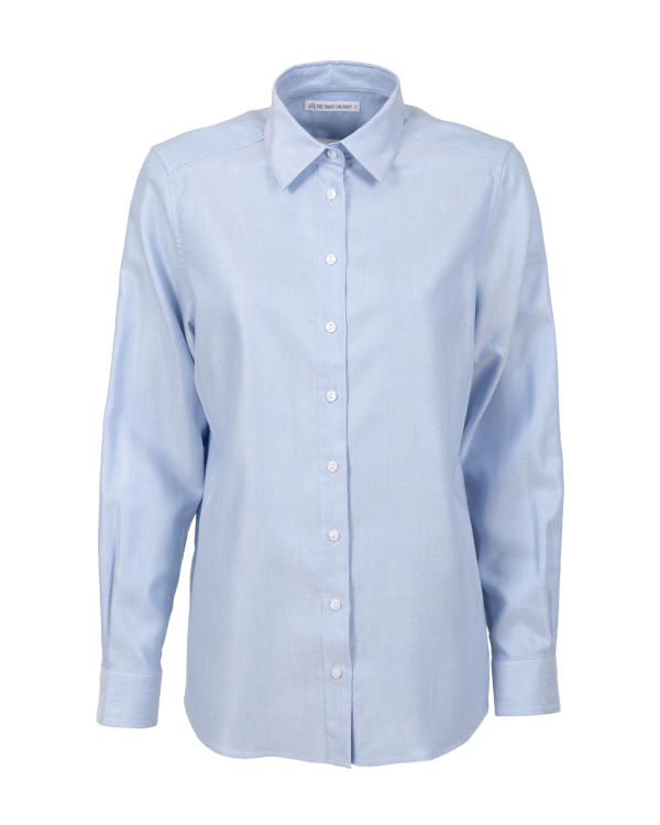 Ellie Tencel Luxe Ljusblå Blus