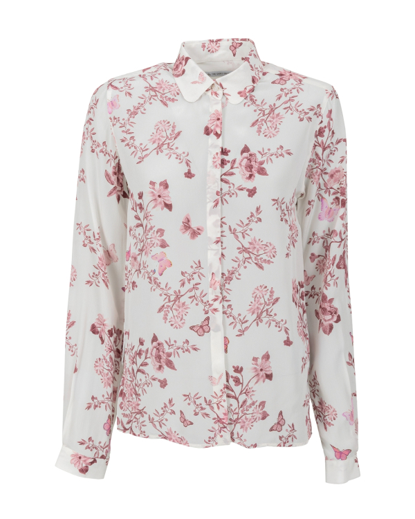 Gina Papillion Bloom Rosa Blus
