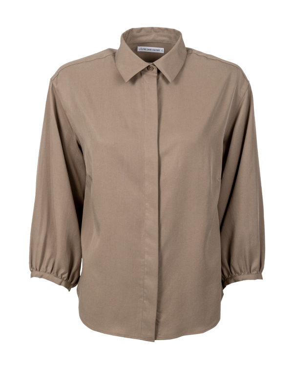 Ines Soft Taupe Blus