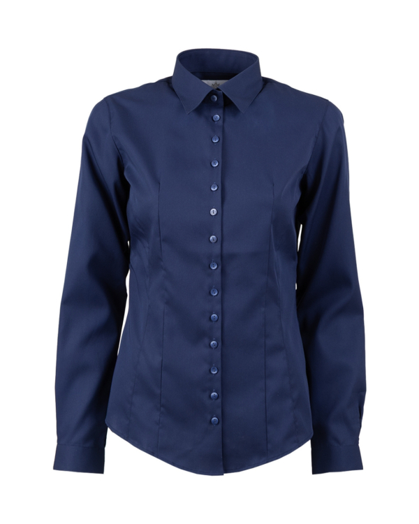 Moa Grand Twill Strykfri Mörkblå